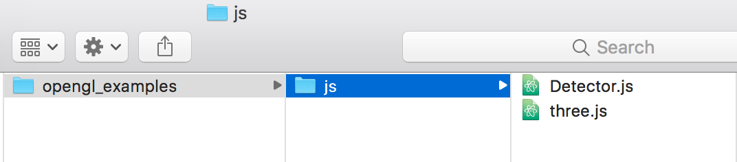 Put The js Files in the js Folder