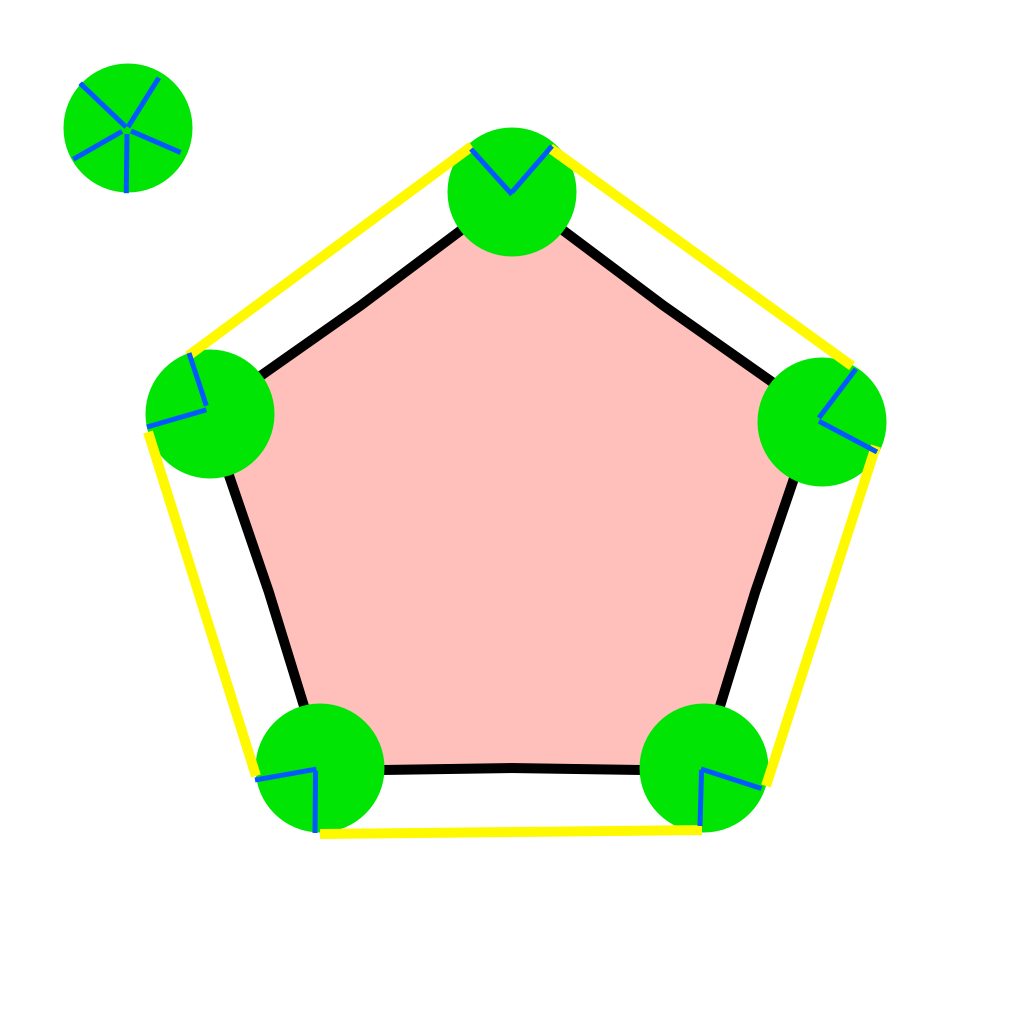 Crude Diagram Of Rounded Regular Polygon